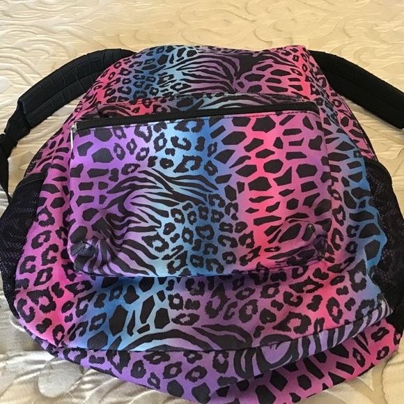 GLOBAL DEGREE Backpack, black/pink/blue - Picture 2 of 12